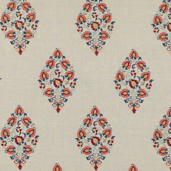 Wooton Red/Blue by G P & J Baker Fabric PORTOBELLO LINEN - 78%;POLYESTER - 22% India Horizontal: 17.533 and Vertical: 26.004 52.402 - Fabric Carolina -