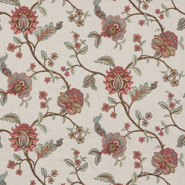 Sudbury Red by G P & J Baker Fabric CASPIAN LINEN - 75%;VISCOSE - 19%;POLYESTER - 6% India Horizontal: 50.432 and Vertical: 31.126 50.432 - Fabric Carolina -