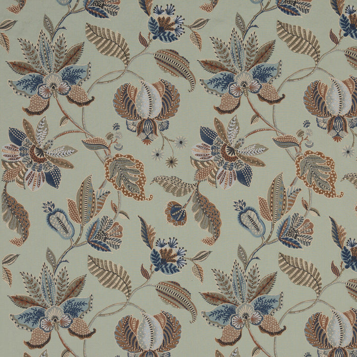 Durbar Aqua by G P & J Baker Fabric G P & J Baker Fabric Durbar AquaFabric CASPIAN COTTON - 68%;POLYESTER - 32% India </p><p>Repeat: H: 25.216, V: 30.732 50.432 - Fabric Carolina -