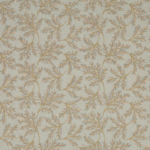 Chelsea Fern Aqua/Bronze by G P & J Baker Fabric
