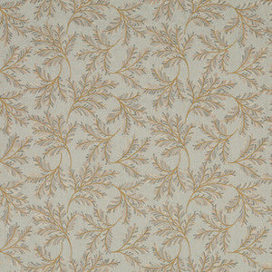 Chelsea Fern Aqua/Bronze by G P & J Baker Fabric