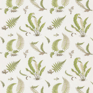 Ferns Embroidery Green BF10991.2.0 by G P & J Baker Fabric