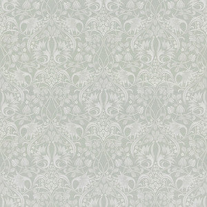 Fritillerie Embroidery Aqua by G P & J Baker Fabric