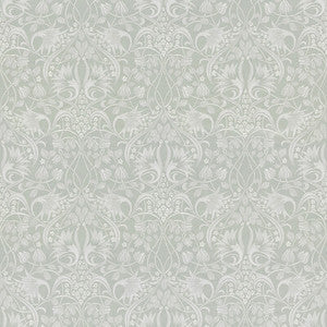 Fritillerie Embroidery Aqua by G P & J Baker Fabric