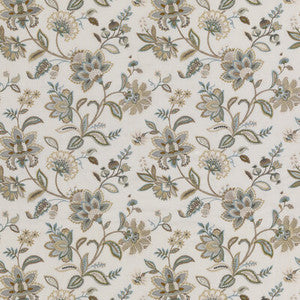 Langley Aqua BF11028.2.0 by G P & J Baker Fabric