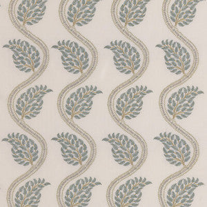 Filkins Sage/Aqua BF11031.2.0 by G P & J Baker Fabric