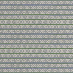 Burford Stripe Blue/Green BF11034.7.0 by G P & J Baker Fabric