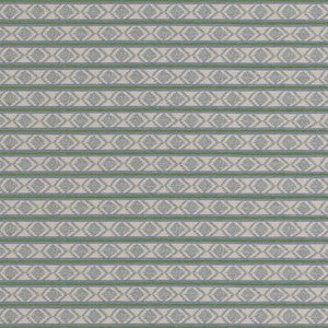 Burford Stripe Blue/Green BF11034.7.0 by G P & J Baker Fabric