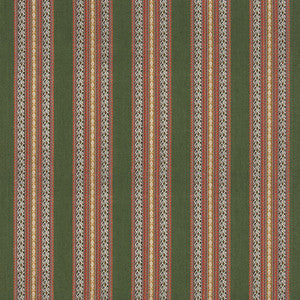 Worlds Apart Green/Coral BF11059.4.0 by G P & J Baker Fabric