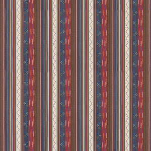 Runaway Indigo/Red BF11060.2.0 by G P & J Baker Fabric