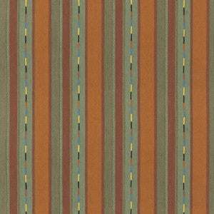 Bunty Orange/Green BF11062.3.0 by G P & J Baker Fabric