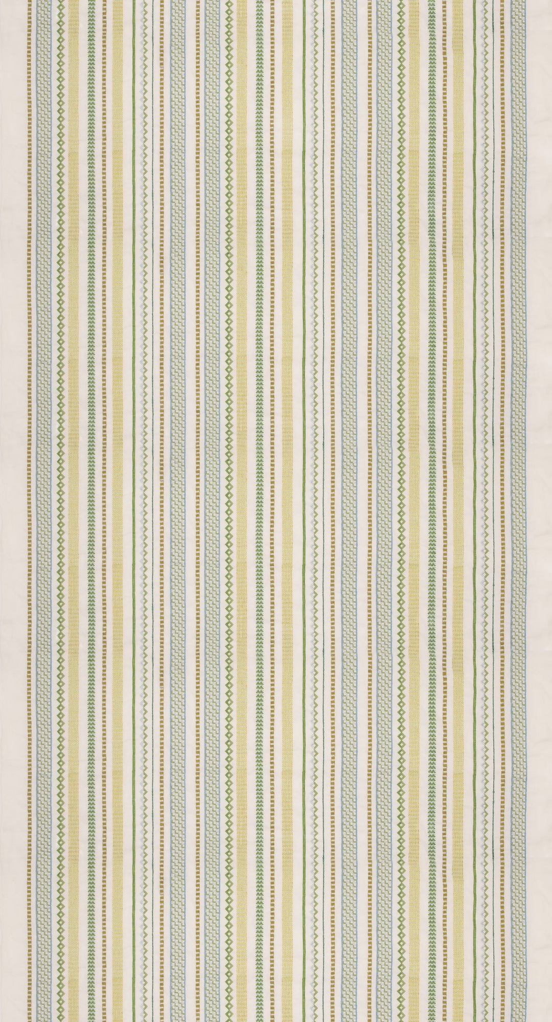 Tudor Stripe - Green By G P & J Baker Fabric
