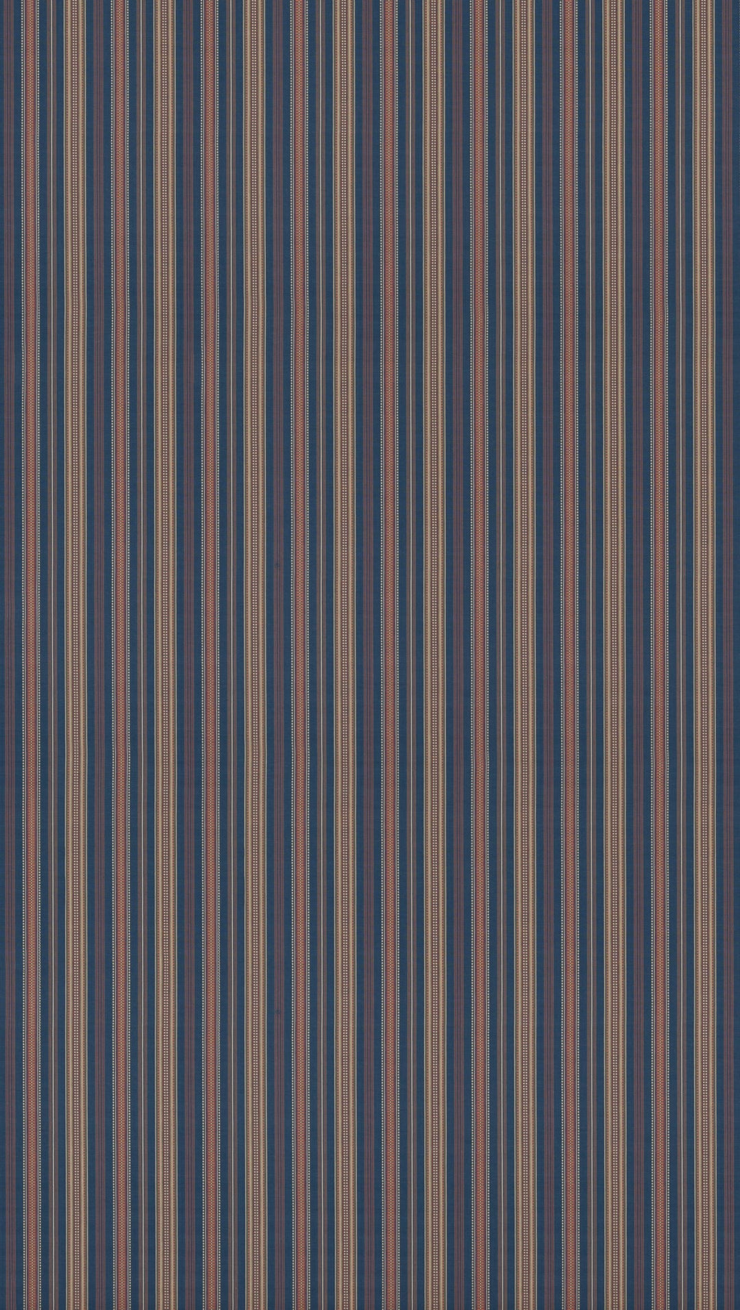 Penny Stripe - Indigo By G P & J Baker Fabric