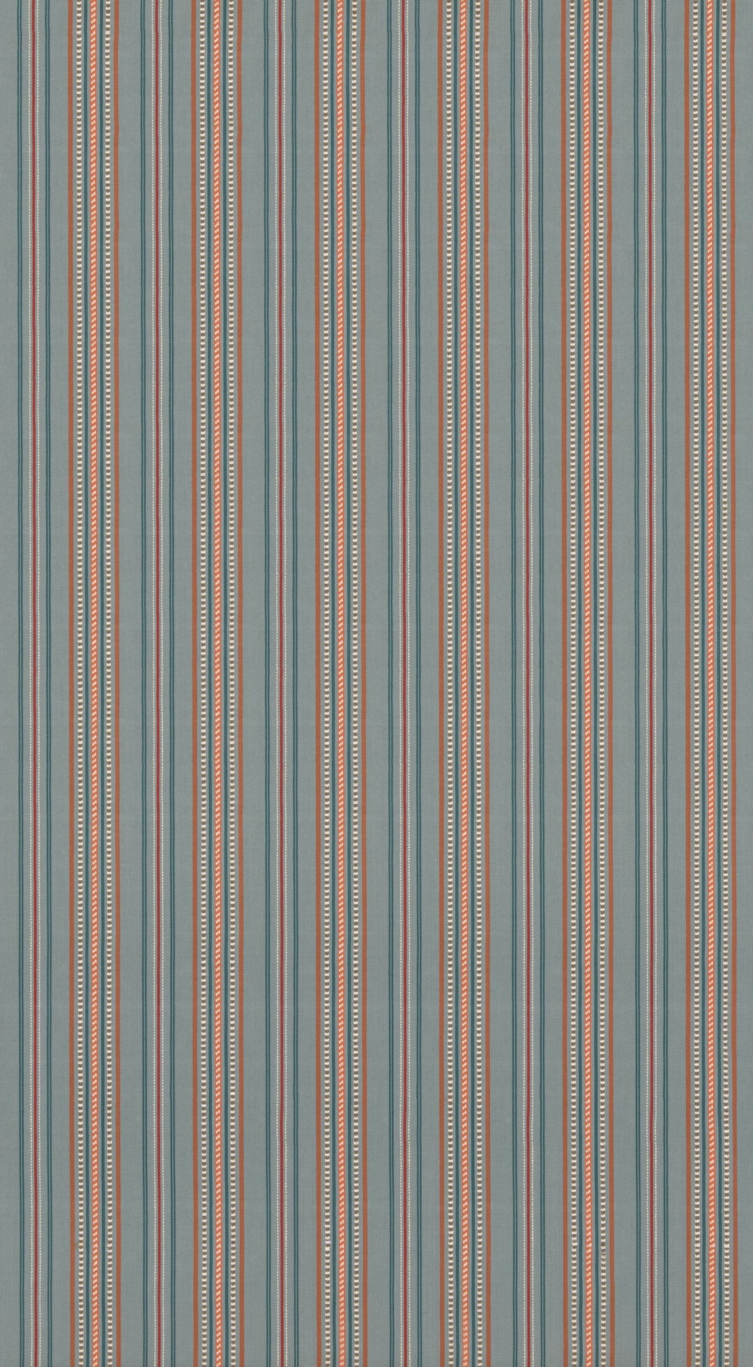 Rufus Stripe - Teal By G P & J Baker Fabric
