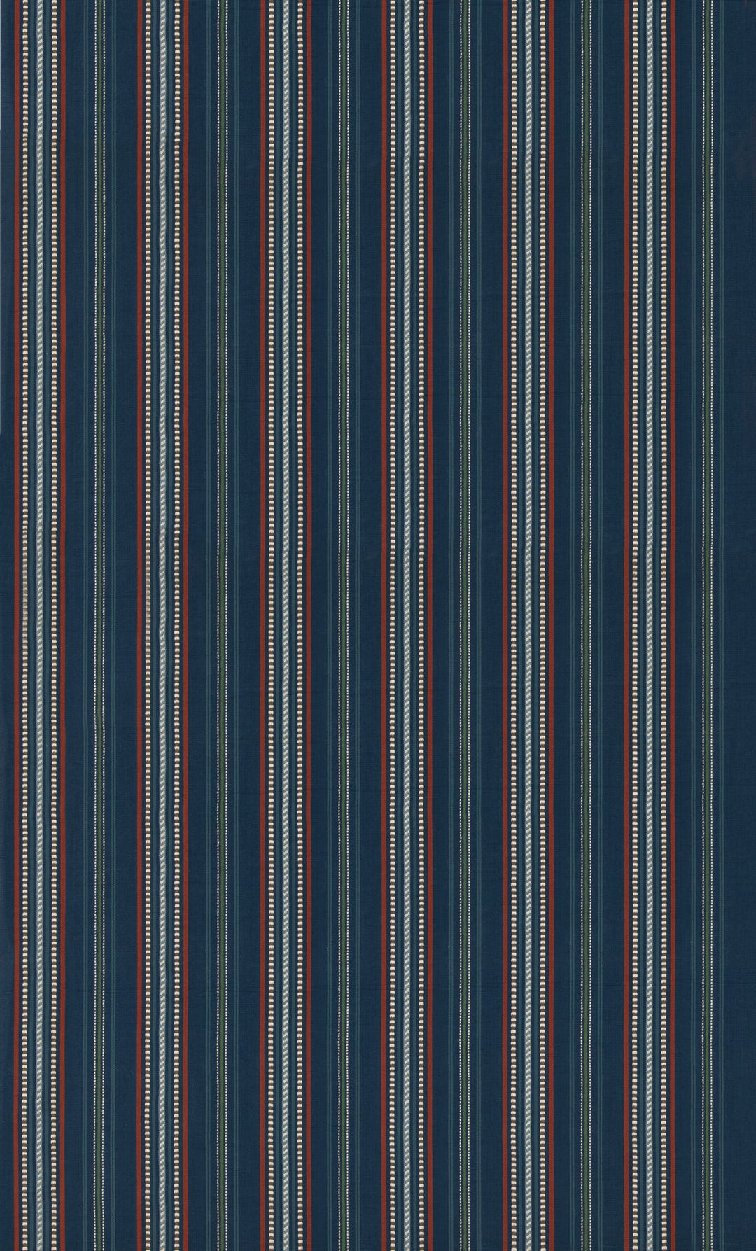 Rufus Stripe - Indigo By G P & J Baker Fabric