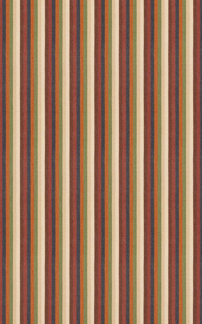 Tim's Rug - Indigo/Chocolate By G P & J Baker Fabric