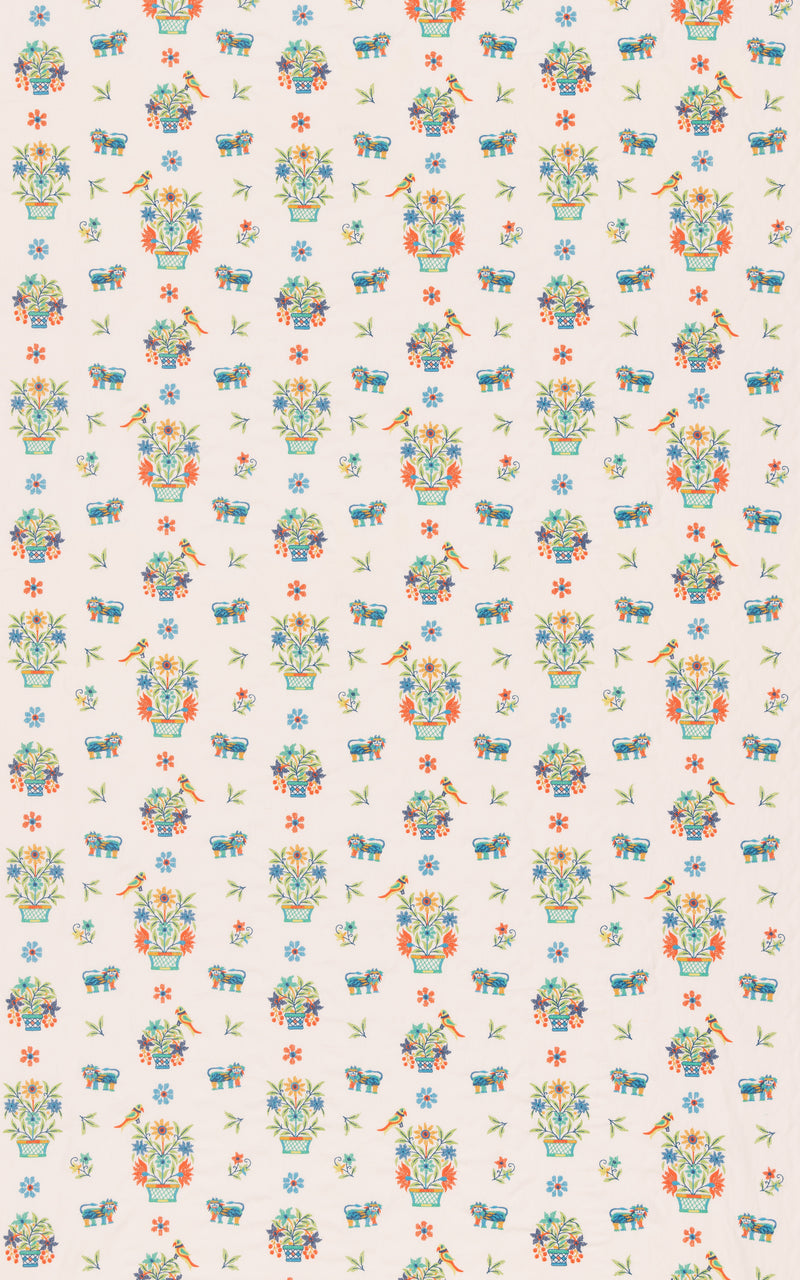 Roar Stitch - Jewel By G P & J Baker Fabric