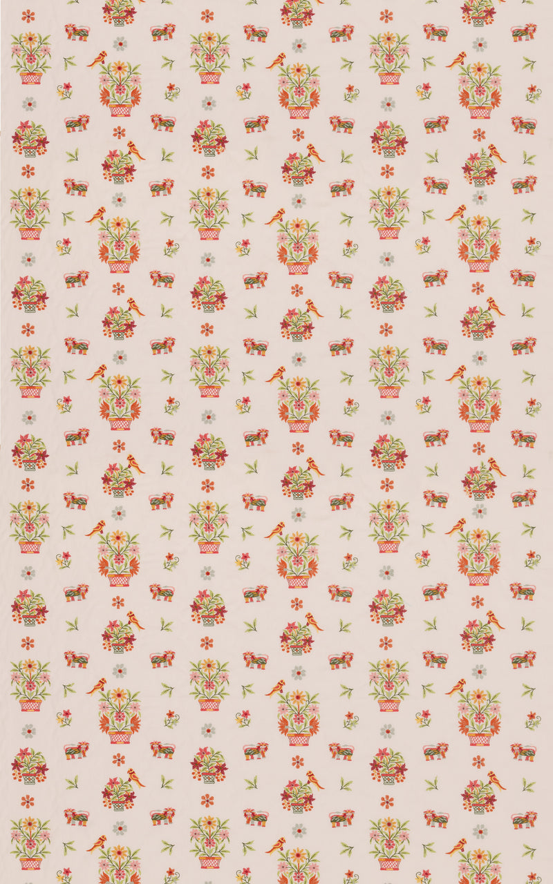 Roar Stitch - Green By G P & J Baker Fabric