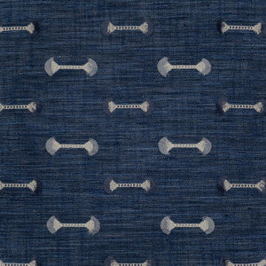 Barbell # 122 Cobalt by Maxwell Fabric