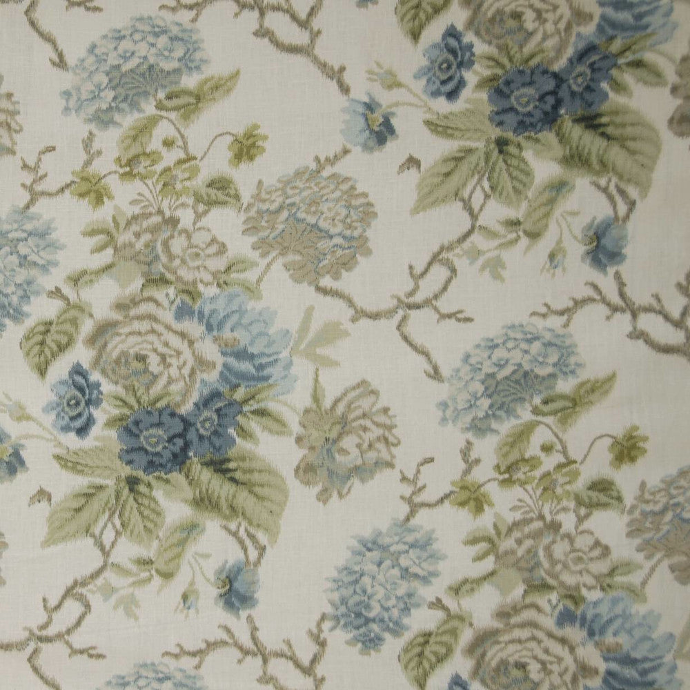 Chelverton Ii Blue/Green by Lee Jofa Fabric BLITHFIELD LINEN - 100% Thailand Horizontal: 34.5 and Vertical: 30 52.75 - Fabric Carolina -