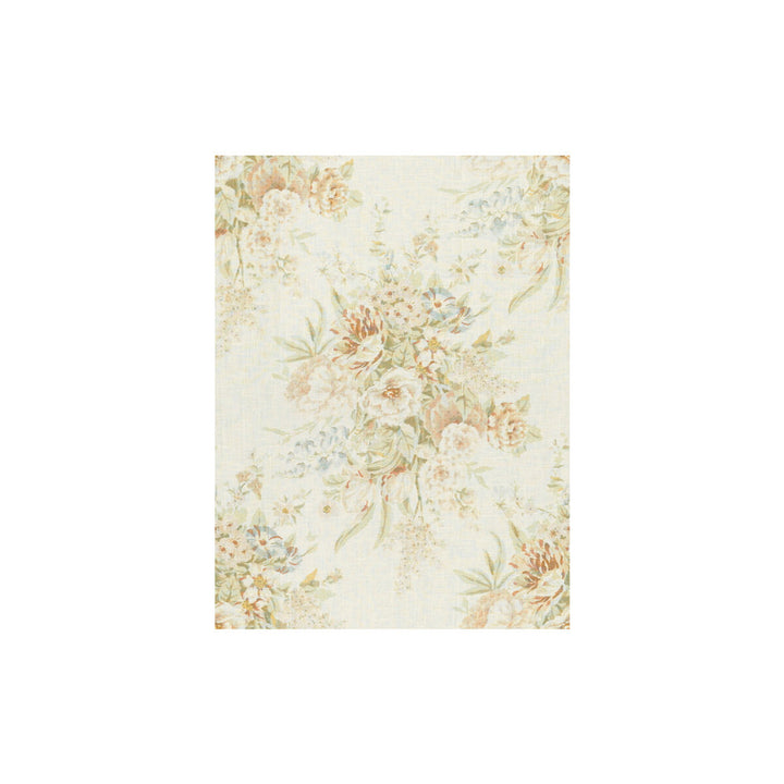 Sherbourne Ii Peach/Aqua by Lee Jofa Fabric BLITHFIELD LINEN - 100% Thailand - Horizontal: 29 and Vertical: 36 54 - Fabric Carolina -