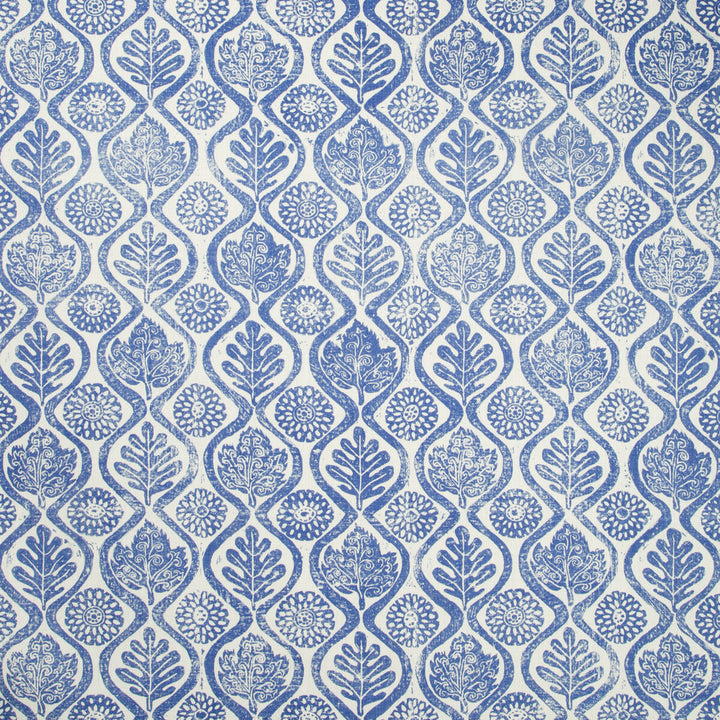 Oakleaves Azure by Lee Jofa Fabric BLITHFIELD LINEN - 100% United Kingdom HEAVY Horizontal: 44 and Vertical: 31.75 51 - Fabric Carolina -