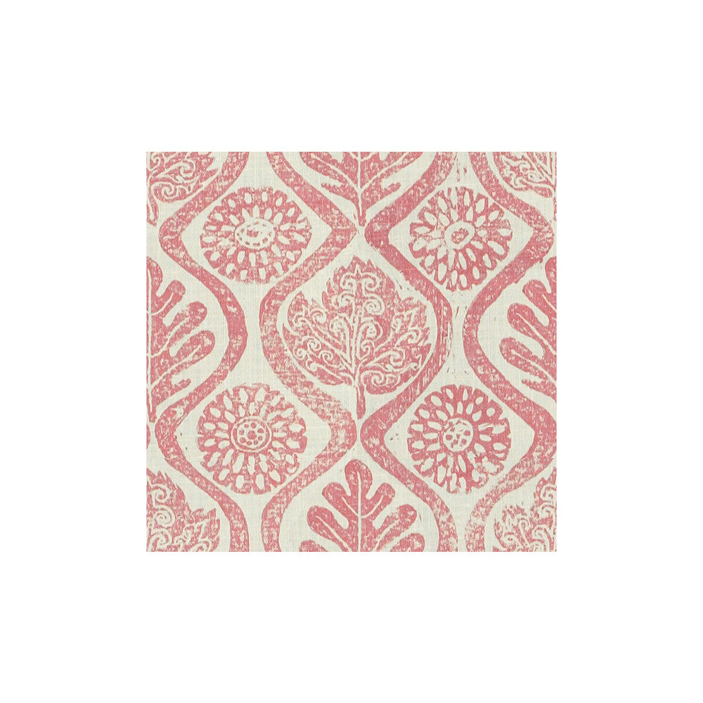 Oakleaves Pink by Lee Jofa Fabric BLITHFIELD LINEN - 100% United Kingdom Horizontal: 44 and Vertical: 31.75 51 - Fabric Carolina -
