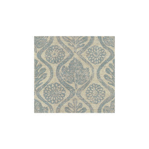 Oakleaves Blue/Oatmeal by Lee Jofa Fabric