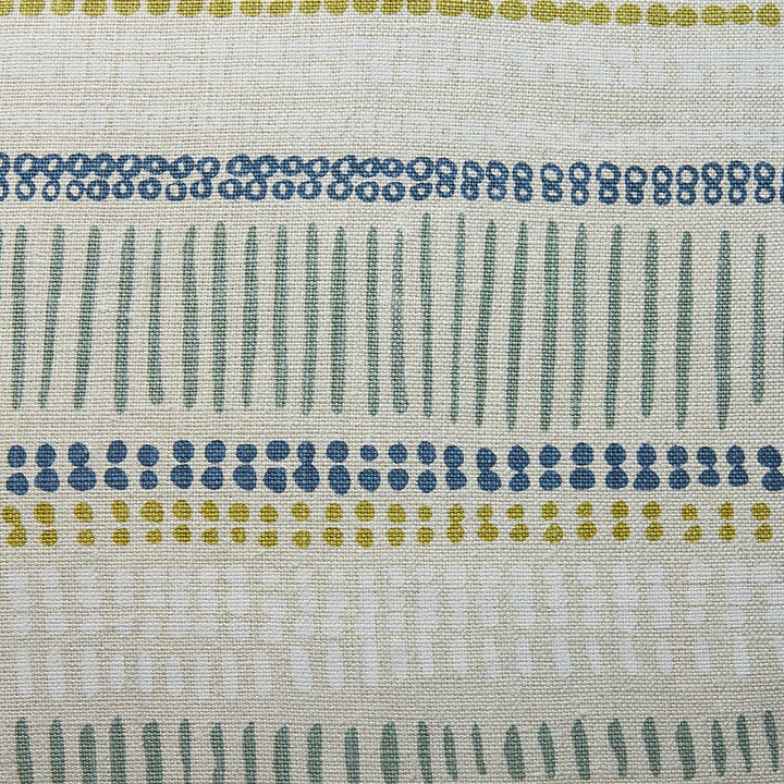 Saybrook Blue/Aqua/Lm by Lee Jofa Designer Fabric BLITHFIELD LINEN - 100% United Kingdom Horizontal: 15.25 and Vertical: 13.375 54 - Swanky Fabrics -