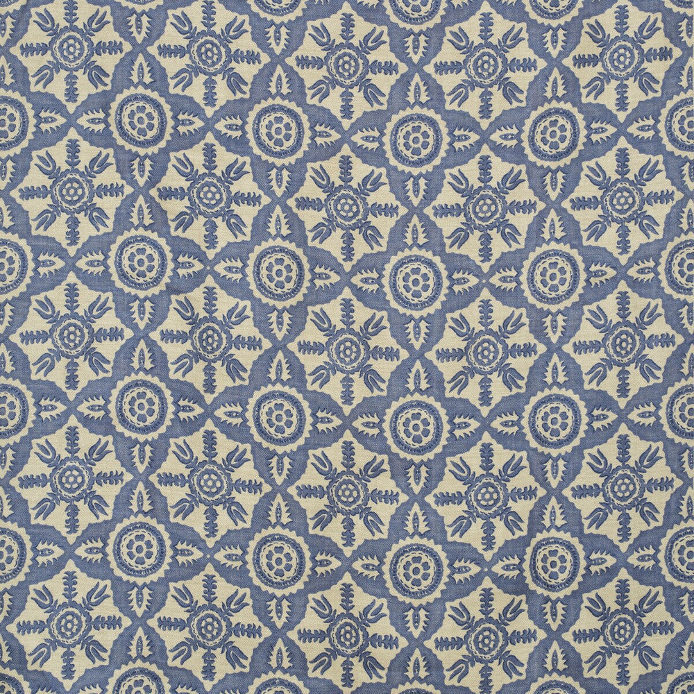 Rossmore Indigo Indigo by Lee Jofa Fabric BLITHFIELD LINEN - 100% United Kingdom - Horizontal: 10.5 and Vertical: 11 52.75 - Fabric Carolina -