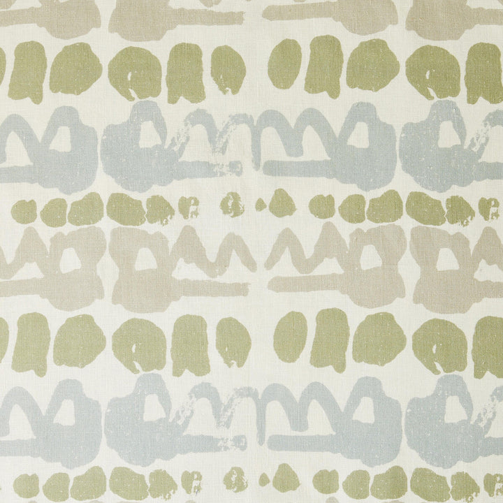 Altamira Green/Stone by Lee Jofa Fabric BLITHFIELD LINEN - 100% United Kingdom Horizontal: 13 and Vertical: 11.8 52.75 - Fabric Carolina -