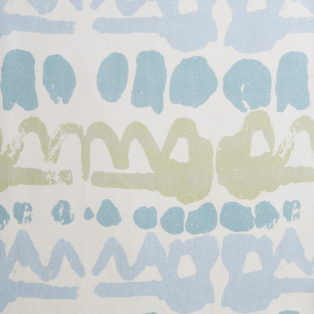 Altamira Lime/Blue by Lee Jofa Fabric BLITHFIELD LINEN - 100% United Kingdom - Horizontal: 13 and Vertical: 11.8 52.75 - Fabric Carolina -