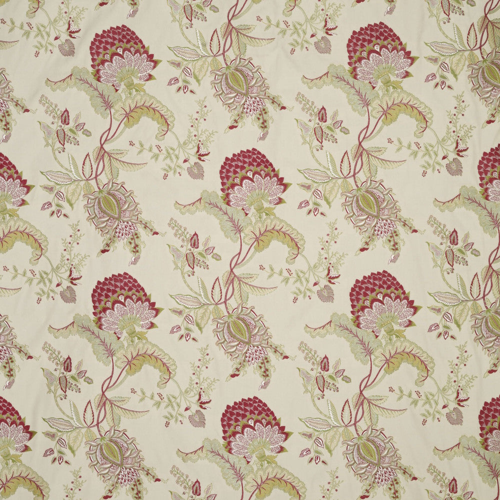 Chauvet Rose/Green by Lee Jofa Fabric BLITHFIELD VISCOSE - 70%;COTTON - 30% Italy LIGHT Horizontal: 27.95 and Vertical: 26.77 55.91 - Fabric Carolina -