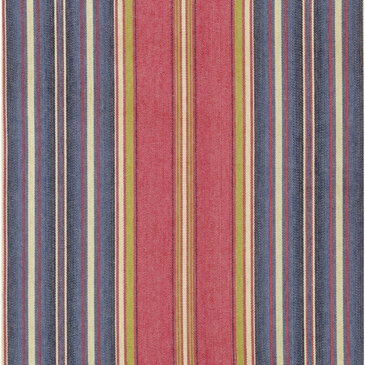 Windsor Stripe Red/Blue by Lee Jofa Fabric BLITHFIELD COTTON - 42%;VISCOSE - 30%;LINEN - 24%;POLYESTER - 4% Italy HEAVY Horizontal: 13.78 and Vertical: 0 55.12 - Fabric Carolina -