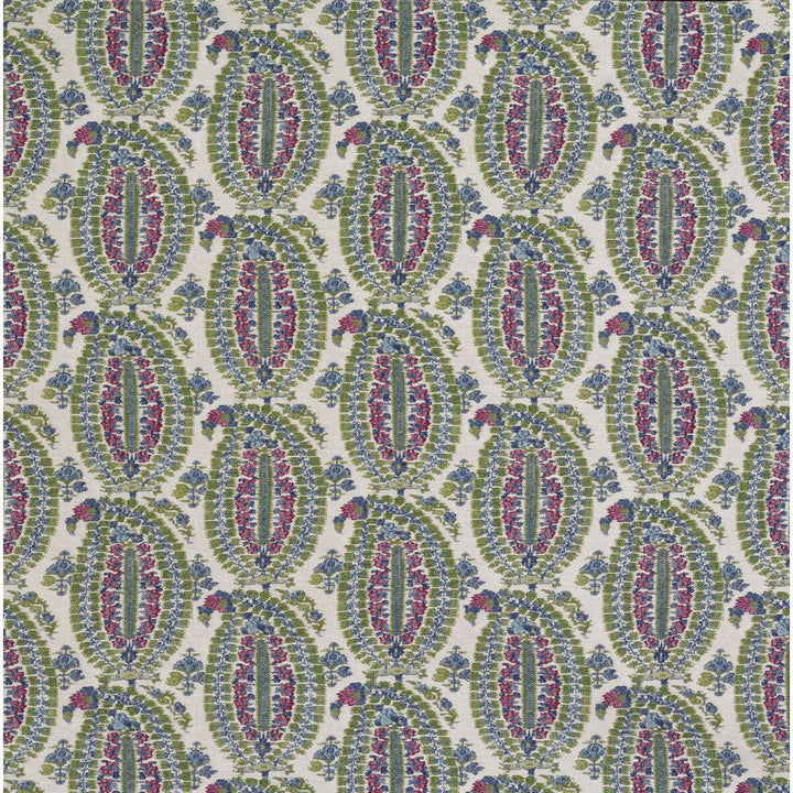 Anoushka Pink/Blue by Lee Jofa Designer Fabric BLITHFIELD LINEN - 51%;COTTON - 49% Italy MEDIUM Horizontal: 13.39 and Vertical: 20.08 53.54 - Swanky Fabrics -