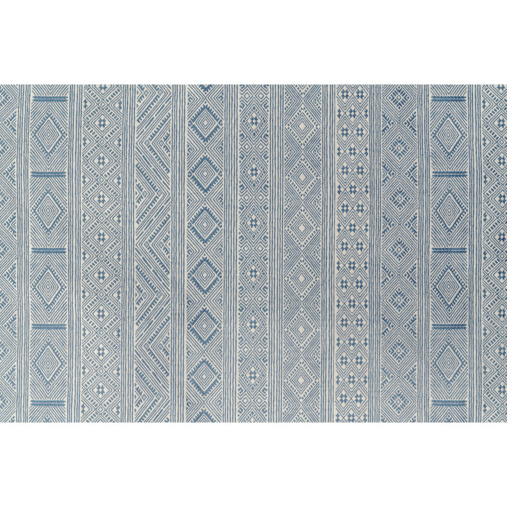 Halsey Medium Blue by Lee Jofa Fabric BLITHFIELD VISCOSE - 65%;COTTON - 35% India MEDIUM Horizontal: 13.78 and Vertical: 2.5 55.12 - Fabric Carolina -