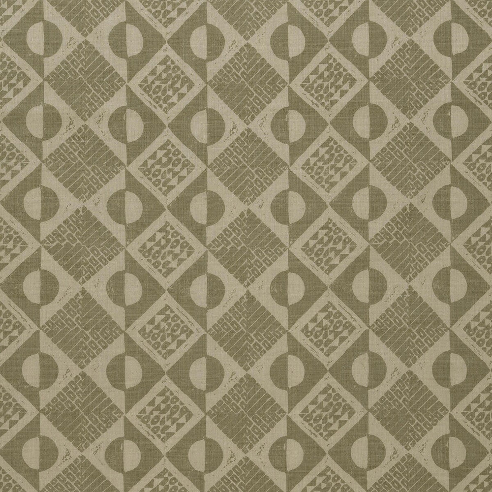 Circles And Squares Dove by Lee Jofa Fabric BLITHFIELD LINEN - 100% United Kingdom HEAVY Horizontal: 13.4 and Vertical: 27.2 53.5 - Fabric Carolina -
