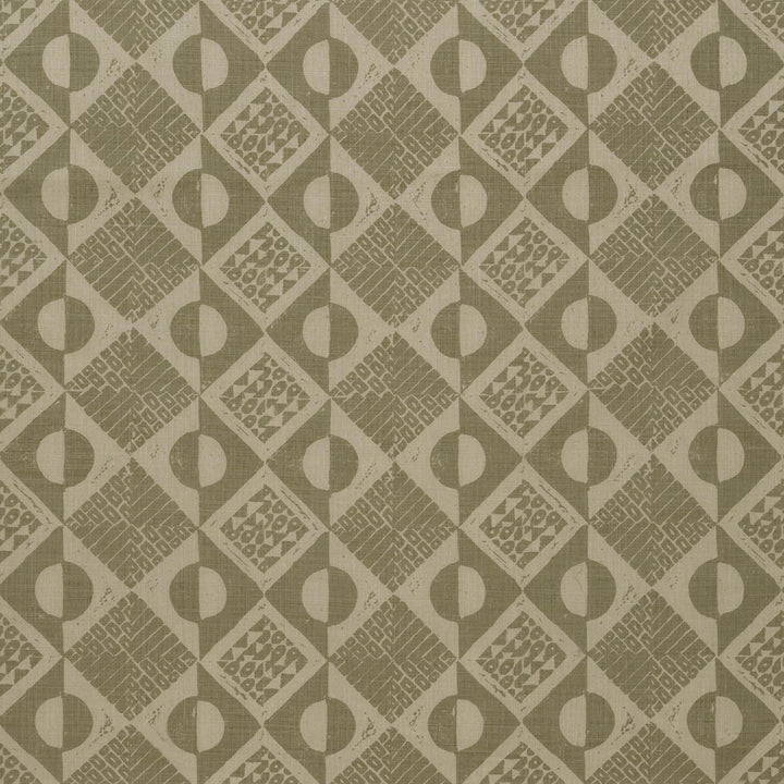 Circles And Squares Dove by Lee Jofa Fabric BLITHFIELD LINEN - 100% United Kingdom HEAVY Horizontal: 13.4 and Vertical: 27.2 53.5 - Fabric Carolina -