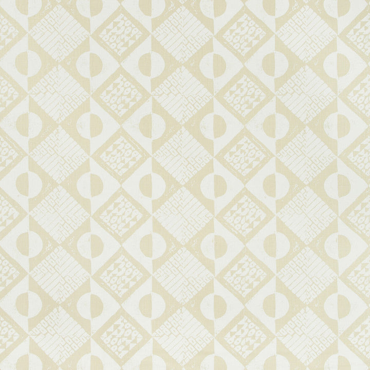 Circles And Squares Off White by Lee Jofa Designer Fabric BLITHFIELD LINEN - 100% United Kingdom HEAVY Horizontal: 13.4 and Vertical: 27.2 53.5 - Swanky Fabrics -