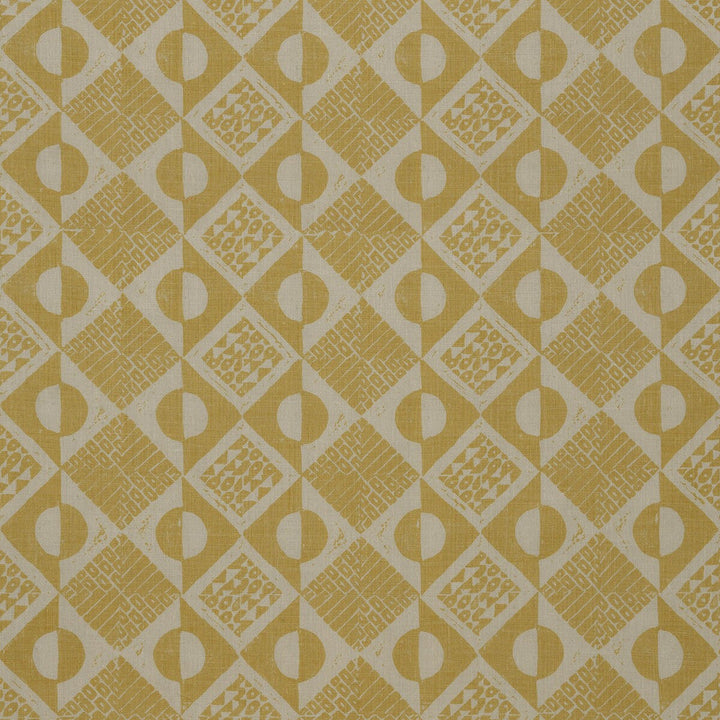 Circles And Squares Ochre by Lee Jofa Fabric Lee Jofa Fabric Circles And Squares OchreFabric BLITHFIELD LINEN - 100% United Kingdom </p><p>Repeat: H: 13.4, V: 27.2 53.5 - Fabric Carolina -