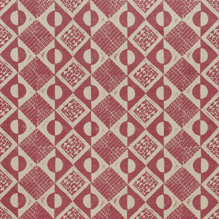 Circles And Squares Berry by Lee Jofa Fabric Lee Jofa Fabric Circles And Squares BerryFabric BLITHFIELD LINEN - 100% United Kingdom </p><p>Repeat: H: 13.4, V: 27.2 53.5 - Fabric Carolina -