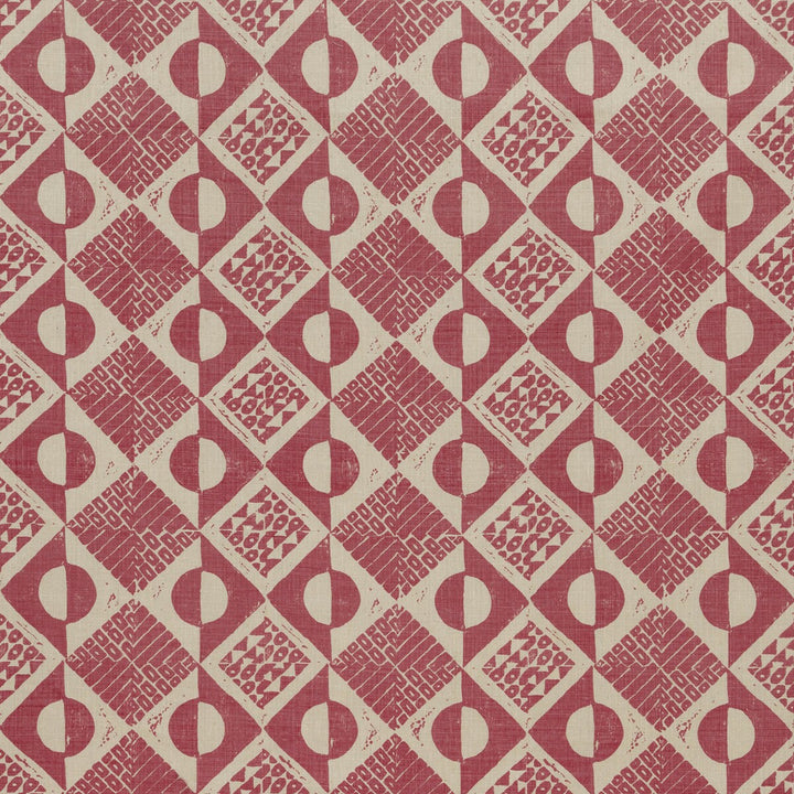 Circles And Squares Berry by Lee Jofa Fabric Lee Jofa Fabric Circles And Squares BerryFabric BLITHFIELD LINEN - 100% United Kingdom </p><p>Repeat: H: 13.4, V: 27.2 53.5 - Fabric Carolina -
