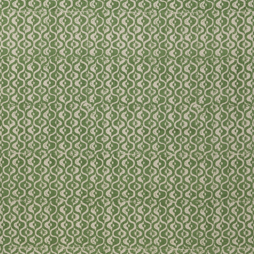 Small Medallion Forest by Lee Jofa Fabric BLITHFIELD LINEN - 100% United Kingdom HEAVY Horizontal: 17.1 and Vertical: 37.7 51.1 - Fabric Carolina -