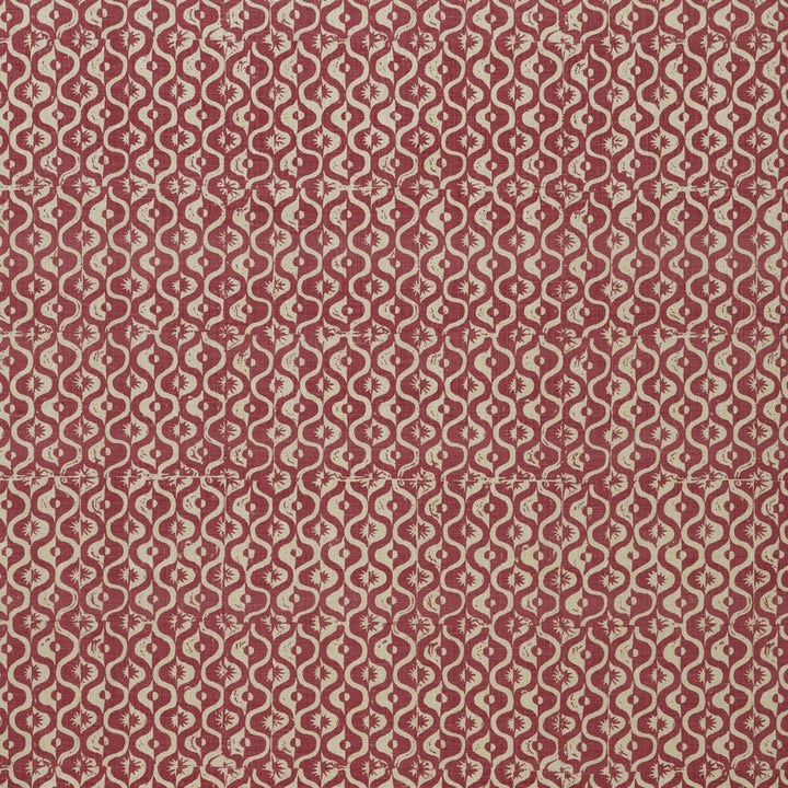 Small Medallion Berry by Lee Jofa Fabric BLITHFIELD LINEN - 100% United Kingdom HEAVY Horizontal: 17.1 and Vertical: 37.7 51.1 - Fabric Carolina -