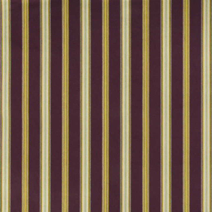Canfield Stripe Aubergine by Lee Jofa Fabric BLITHFIELD COTTON - 42%;VISCOSE - 30%;LINEN - 24%;POLYESTER - 4% Italy HEAVY Horizontal: 13.8 and Vertical: 0 54.3 - Fabric Carolina -