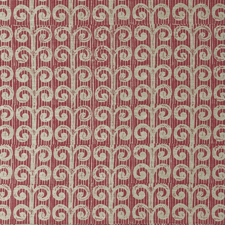 Fern Ruby by Lee Jofa Fabric BLITHFIELD LINEN - 100% United Kingdom MEDIUM Horizontal: 32.7 and Vertical: 25.6 52 - Fabric Carolina -