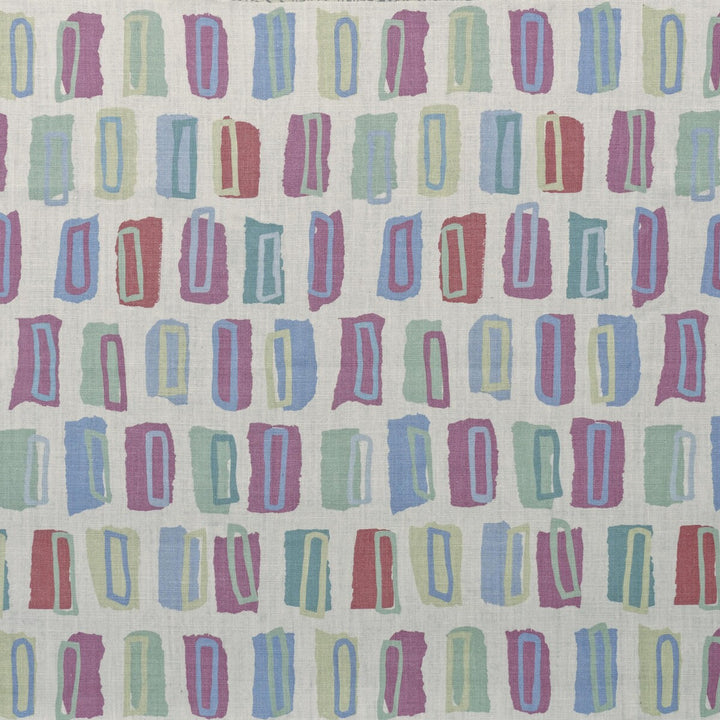 Hudson Blue/Rose by Lee Jofa Fabric BLITHFIELD LINEN - 100% Thailand MEDIUM Horizontal: 13 and Vertical: 25.2 52 - Fabric Carolina -