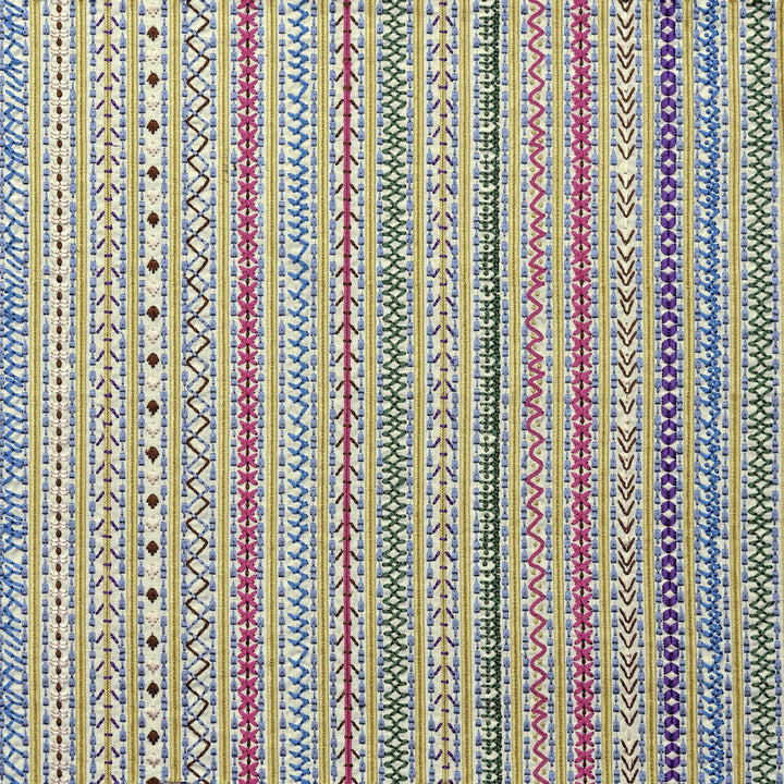 Capri Yellow/Multi by Lee Jofa Fabric BLITHFIELD COTTON - 100% India - Horizontal: 24.6 and Vertical: 1.4 52 - Fabric Carolina -
