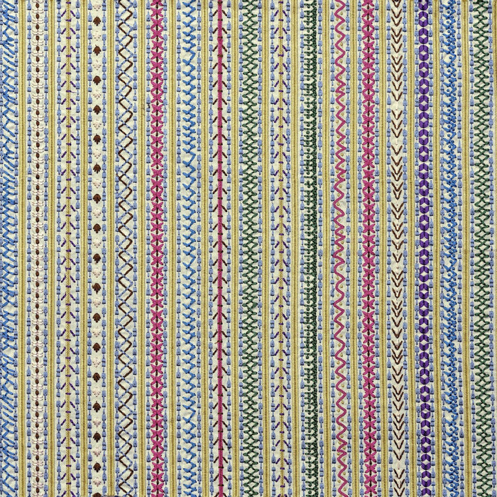 Capri Yellow/Multi by Lee Jofa Designer Fabric BLITHFIELD COTTON - 100% India - Horizontal: 24.6 and Vertical: 1.4 52 - Swanky Fabrics -