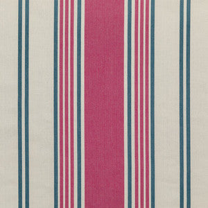 Derby Stripe Cerise/Blue by Lee Jofa Fabric